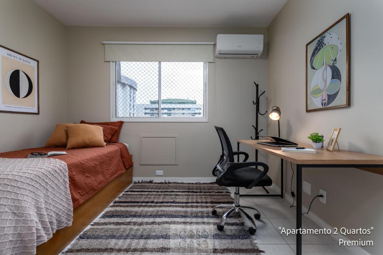 2 Quartos Com Varanda A 300M Riocentro Wi-Fi 120Mbps E Cozinha Completa - Condominio Com Piscina, Estacionamento, Portaria 24H E Parquinho Infantil - Apartamento Indicado Para Grupos, Hospedes A Trabalho E Criancas Rio de Janeiro Exteriér fotografie