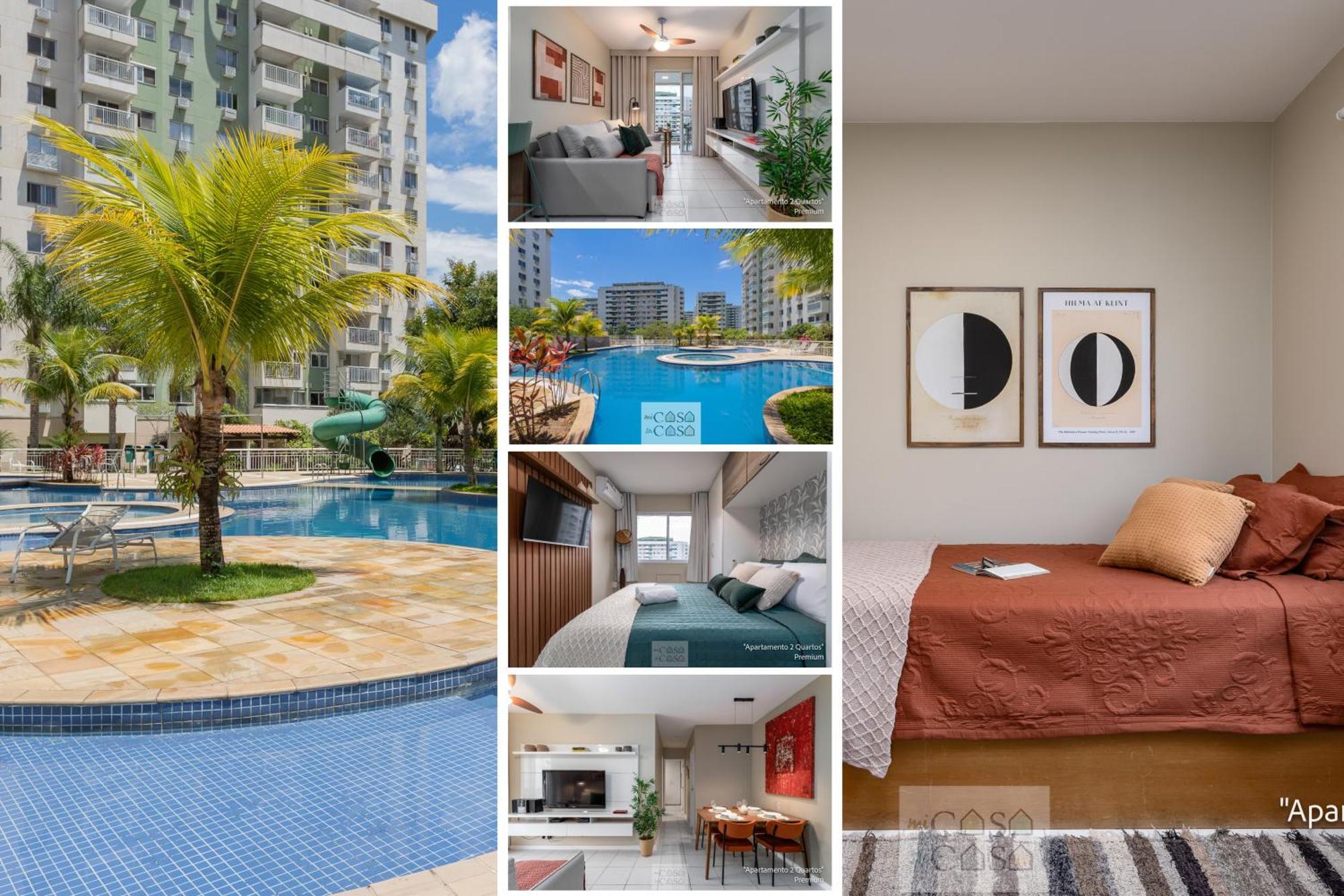 2 Quartos Com Varanda A 300M Riocentro Wi-Fi 120Mbps E Cozinha Completa - Condominio Com Piscina, Estacionamento, Portaria 24H E Parquinho Infantil - Apartamento Indicado Para Grupos, Hospedes A Trabalho E Criancas Rio de Janeiro Exteriér fotografie