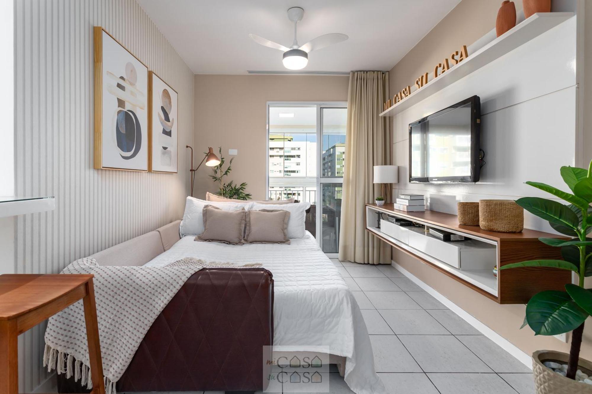 2 Quartos Com Varanda A 300M Riocentro Wi-Fi 120Mbps E Cozinha Completa - Condominio Com Piscina, Estacionamento, Portaria 24H E Parquinho Infantil - Apartamento Indicado Para Grupos, Hospedes A Trabalho E Criancas Rio de Janeiro Pokoj fotografie