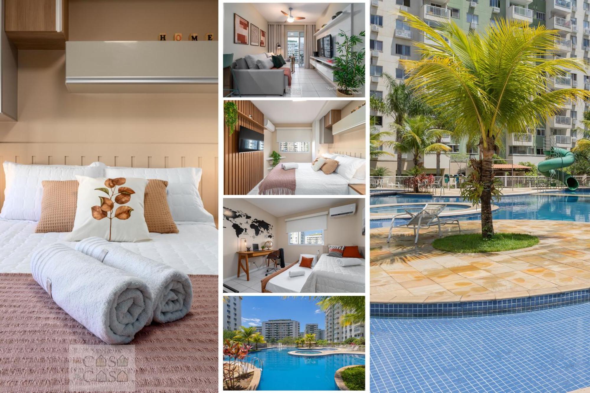 2 Quartos Com Varanda A 300M Riocentro Wi-Fi 120Mbps E Cozinha Completa - Condominio Com Piscina, Estacionamento, Portaria 24H E Parquinho Infantil - Apartamento Indicado Para Grupos, Hospedes A Trabalho E Criancas Rio de Janeiro Exteriér fotografie