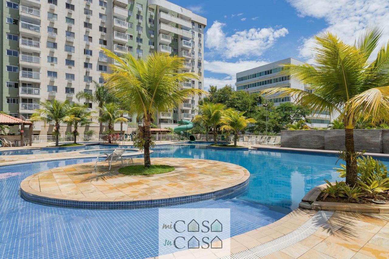 2 Quartos Com Varanda A 300M Riocentro Wi-Fi 120Mbps E Cozinha Completa - Condominio Com Piscina, Estacionamento, Portaria 24H E Parquinho Infantil - Apartamento Indicado Para Grupos, Hospedes A Trabalho E Criancas Rio de Janeiro Exteriér fotografie